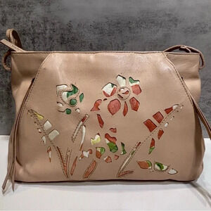 Marc & Marc by Sharif Tan and Floral Shoulder Strap Handbag Purse Tote Bag